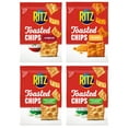 thumbnail image 1 of RITZ Toasted Chips Variety Pack, Cheddar, Sour Cream & Onion, & Original Crackers, Bulk Snacks, 4 Ct, 1 of 12