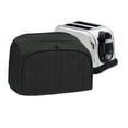 thumbnail image 1 of RITZ Two-Slice Toaster Kitchen Appliance Cover (APPLIANCE NOT INCLUDED), Black, 1 of 5