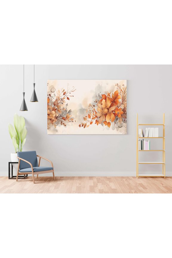 CRAFT Flower Paintings For Wall Decoration With Frame Canvas Painting For Living Room Bedroom Home Office & Hotels (22 inch x 16 inch CH-FLW-LDP37)