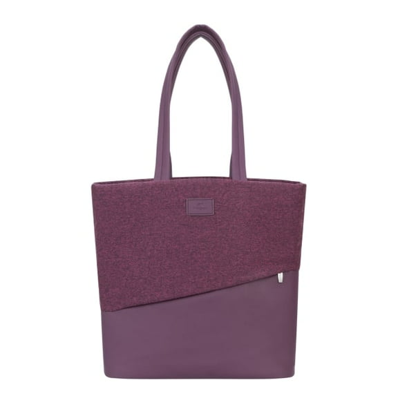 RIVACASE 7991 Egmont Tweed Tote Bag With 13.3" Laptop Pocket, Red