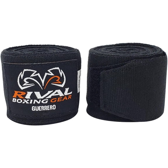 RIVAL Boxing 120" Guerrero Handwraps - Black