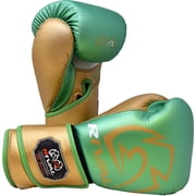 RIVAL Boxing RB100 Professional Bag Glove - Xlarge - Green/Gold