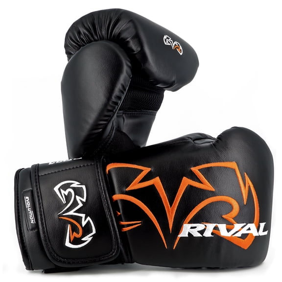 RIVAL Boxing RB11 Evolution Hook and Loop Bag Gloves - Medium - Black