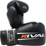 RIVAL Boxing RB60 Workout Hook and Loop Bag Gloves 2.0 - Large - Black