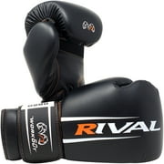 RIVAL Boxing RB60 Workout Hook and Loop Bag Gloves 2.0 - Medium - Black