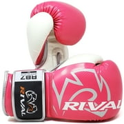 RIVAL Boxing RB7 Fitness Plus Hook and Loop Bag Gloves - 2XL - Pink/White