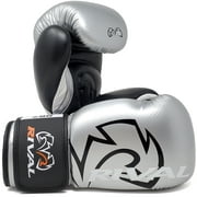 RIVAL Boxing RB7 Fitness Plus Hook and Loop Bag Gloves - Medium - Silver/Black