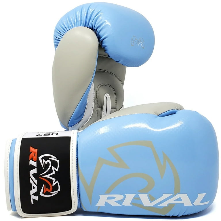 RIVAL Boxing RB7 Fitness Plus Hook and Loop Bag Gloves - XL - Blue