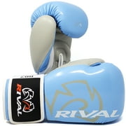RIVAL Boxing RB7 Fitness Plus Hook and Loop Bag Gloves - XS - Blue/Gray