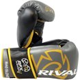 thumbnail image 1 of RIVAL Boxing RFX-Guerrero-V SF-F Soft Bag Gloves - 10 oz. - Gray/Gold, 1 of 2