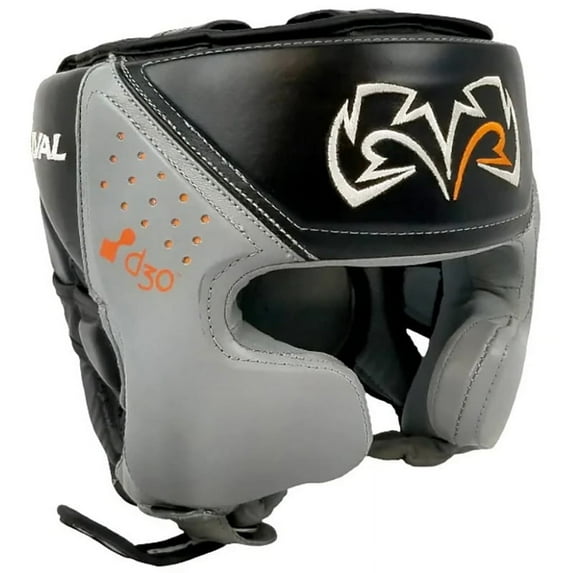 RIVAL Boxing RHG10 Intelli-Shock Headgear - Medium - Black/Gray