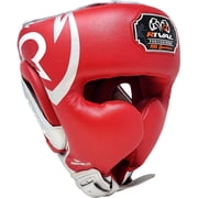 RIVAL Boxing RHG100 Professional Headgear - Small - Red/Silver