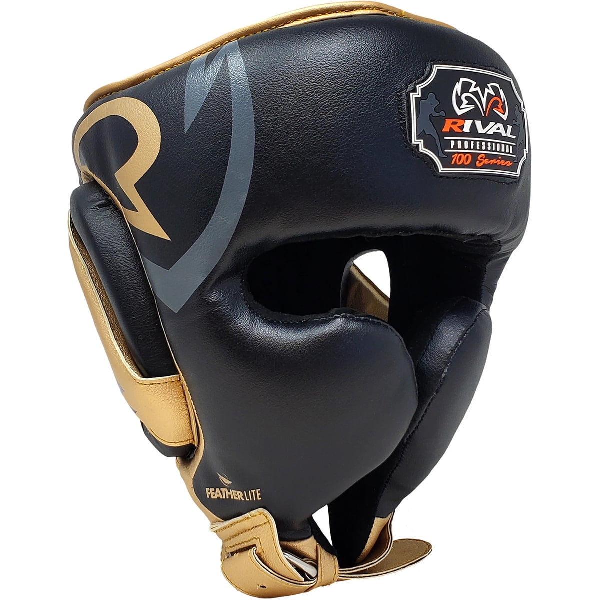 RIVAL ヘッドギア RHG100 プロヘッドガード XL RIVAL Boxing RHG100 Professional Headgear - XL - Black/Gold