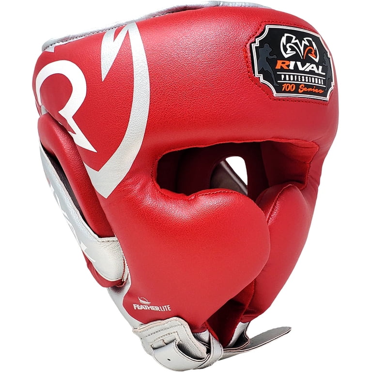 RIVAL Boxing RHG100 Professional Headgear - XL - Red/Silver