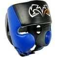 thumbnail image 1 of RIVAL Boxing RHG20 Traditional Headgear - Small - Black/Blue, 1 of 2