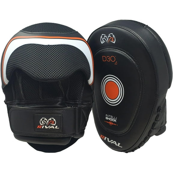 RIVAL Boxing RPM10 Intelli-Shock Punch Mitts 2.0 - Black