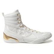 RIVAL Boxing RSX-Guerrero Deluxe Boxing Boot 2026, White/Gold, 7