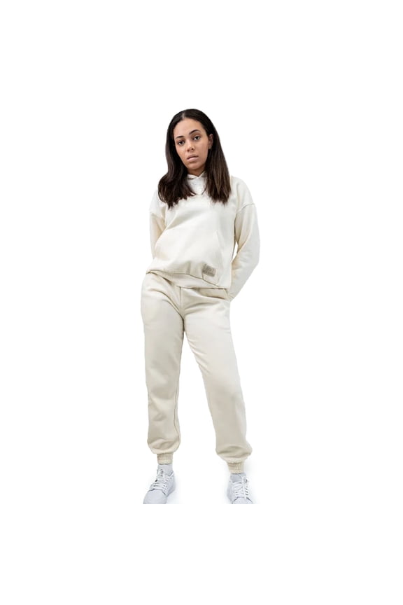 Boxing - Women's Heavyweight Fleece Joggers - Off White - Small