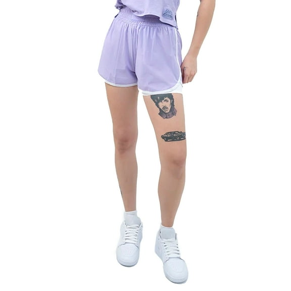 RIVAL Boxing - Women's Shorts with Compression Lining - Lavender - Medium