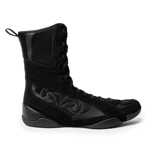 RIVAL RSX-Guerrero 03 High Top Boxing Boots, Black, Size 8