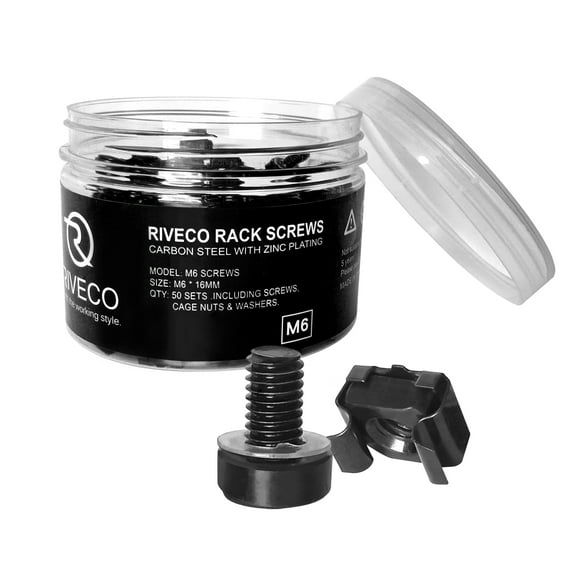 RIVECO Rack Screws & Cage Nuts