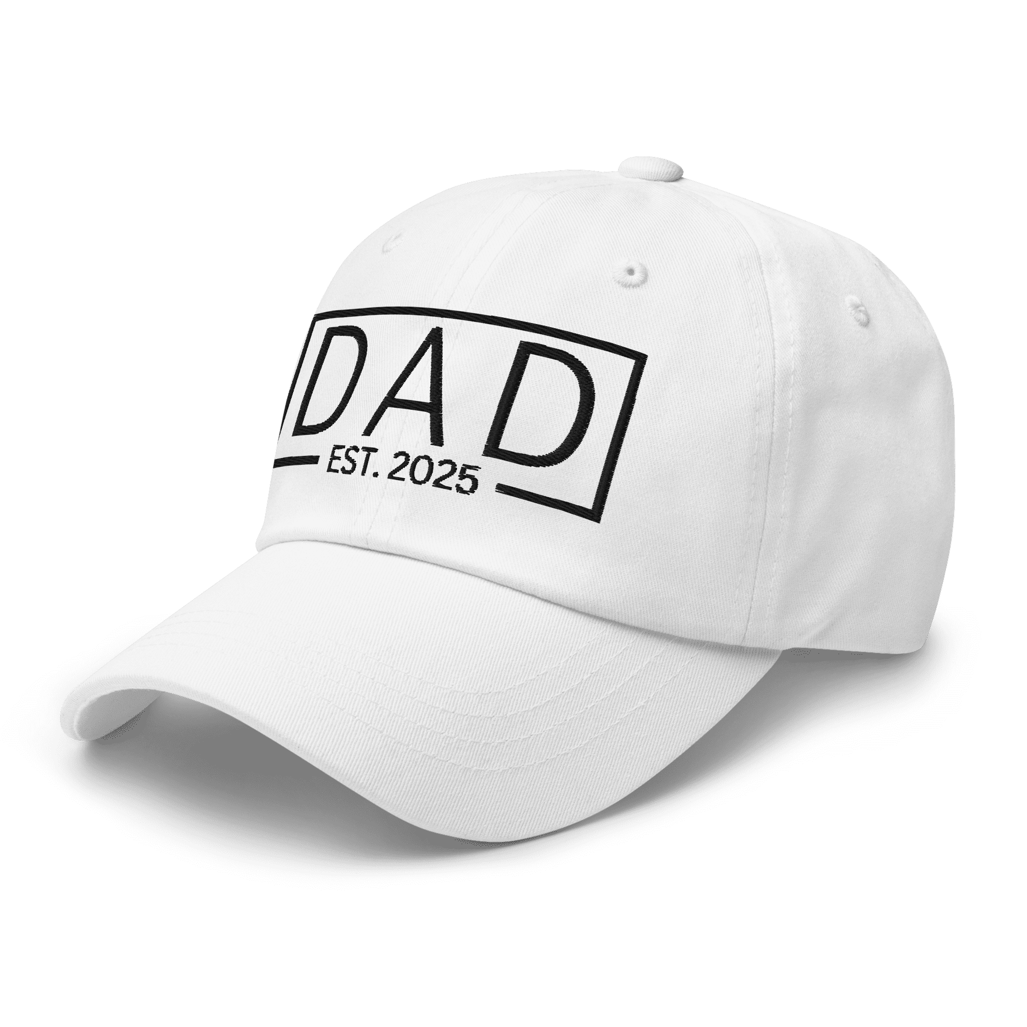 RIVEMUG NG Dad Est 2025 Curved Bill Cap Relaxed Fit Low Crown