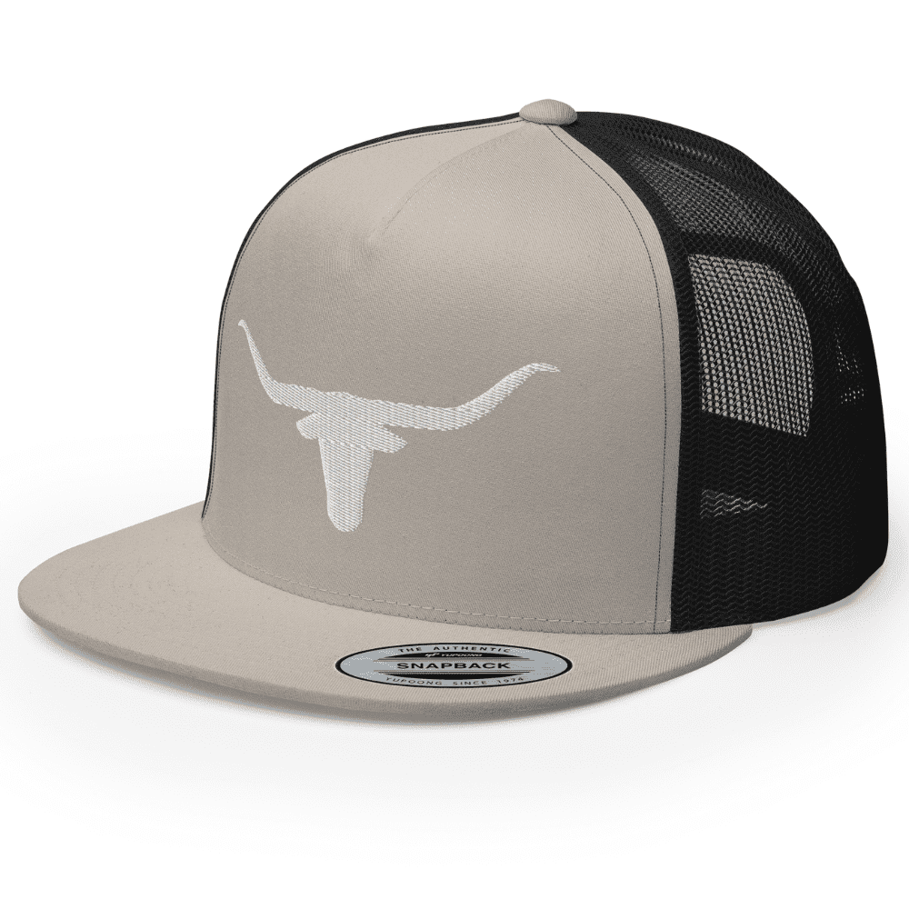 RIVEMUG Red Heart Embroidered Women's Trucker Hat - Adjustable Mesh Back Baseball Cap (Khaki) - View #5