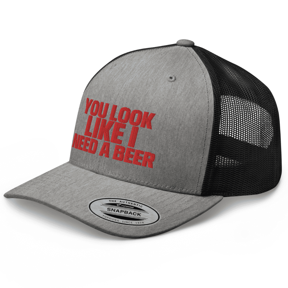 RIVEMUG "Fitties And Titties" Funny Trucker Hat - Adjustable Mesh Back Curved Bill Cap For Adults