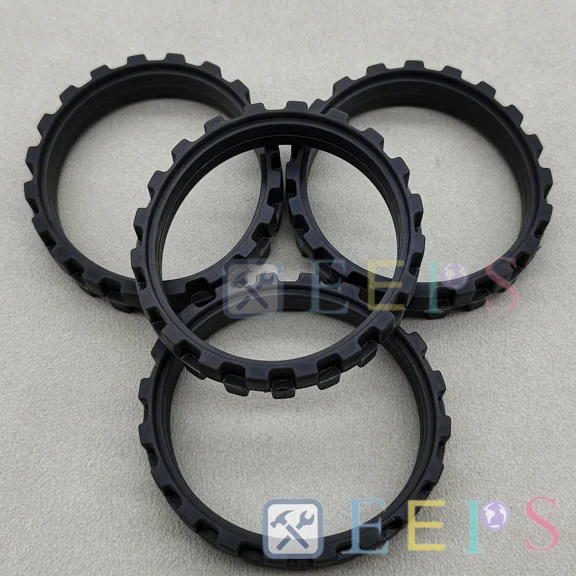 RIVEN- 4X Vacuum Robot Tires For Irobot Roomba Wheels Series 5/6/7/8/9/I7 S9+ Anti-Slip