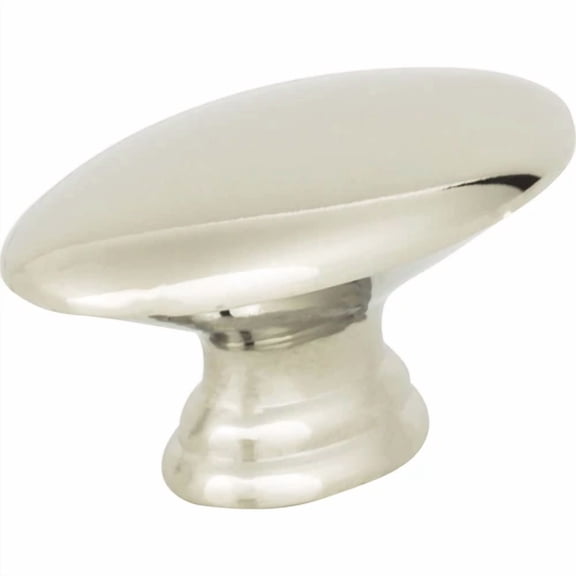 RIVEN- Atlas A817-Pn Egg Knob 1 1/2 Inch - Polished Nickel