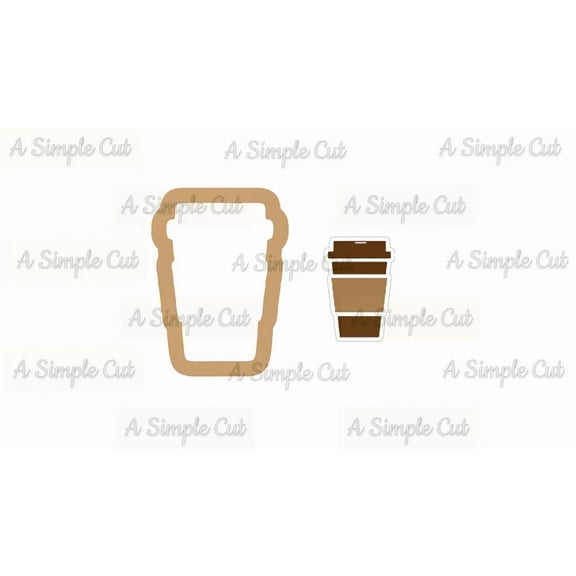 RIVEN- Coffee Cup To Go Cookie Cutter