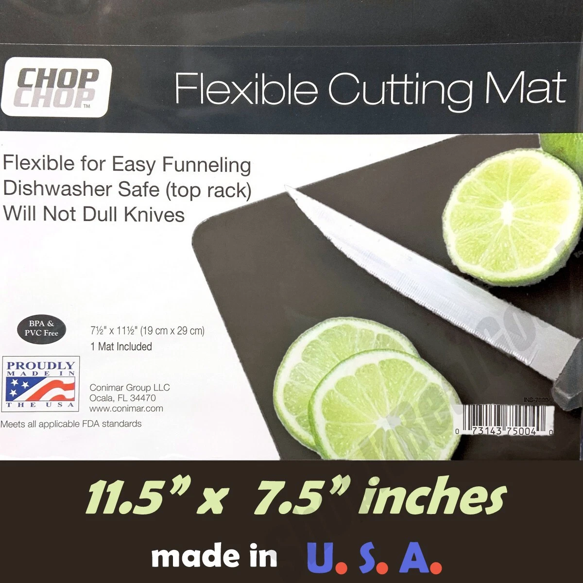RIVEN- Flexible Cutting Mat Thin Funneling Kitchen Knife Chopping Board ...