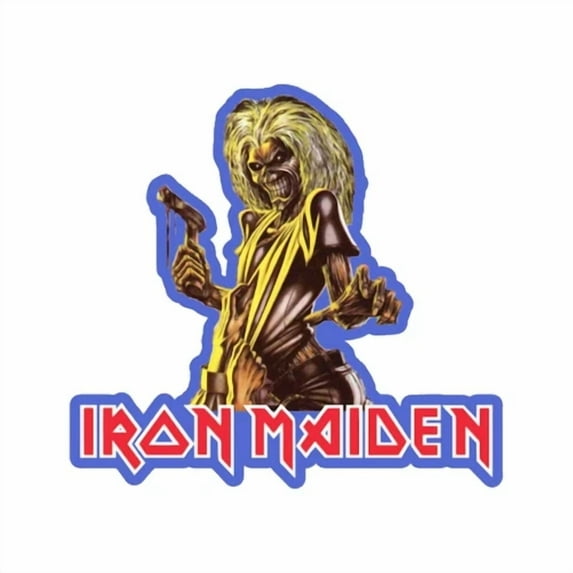 RIVEN- Iron Maiden Killers Eddie: Fun For Your Vehicle! Window, Laptop, Water Bottle, A