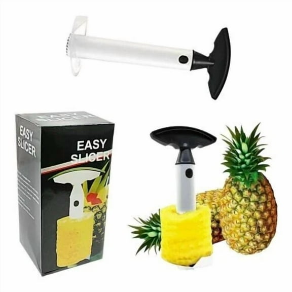 RIVEN- Lot 2 Pineapple Easy Slicer Cutter Corer Gadget Stainless Plastic Fruit Peeler