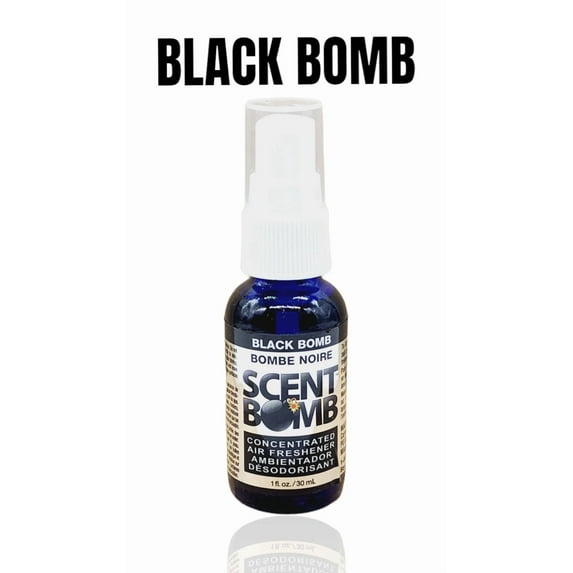 RIVEN- Scent Bomb Concentrated Air Freshener 1Oz Car & Home Spray Black Bomb 1 Pack