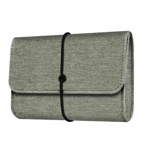 RIVEN- Storage Pouch Bag Electronics Organizer Case For Power Bank/External Hard Drive