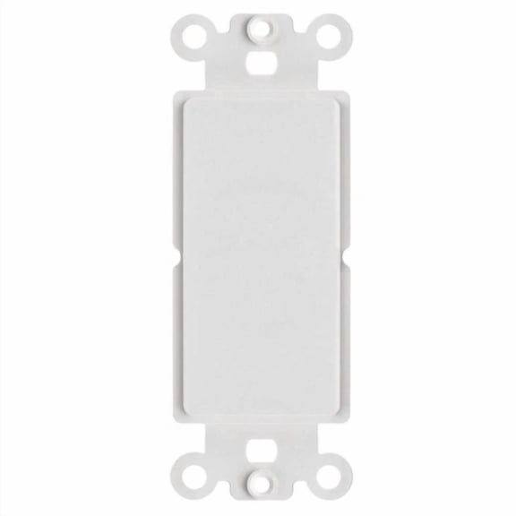 RIVEN- White Blank Decora Wall Plate Insert 10 Pack For Home Office Use