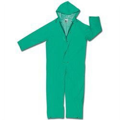 RIVER CITY 2981XL DOMINATOR- .35MM- PVC/POLYESTER- COVERALL- GREEN