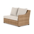 thumbnail image 1 of Better Homes & Gardens River Oaks 3-Piece Outdoor Sectional Set, 1 Loveseat with Left Arm and Corner Table, Box 1 of 2, Beige, 1 of 11