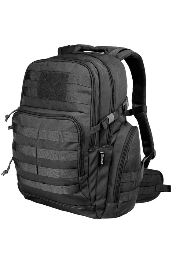 Huntex 40L Backpack - Durable for Hunting, Hiking, and Travel - Unisex - Black