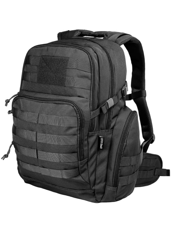 Huntex 40L Backpack - Durable for Hunting, Hiking, and Travel - Unisex - Black
