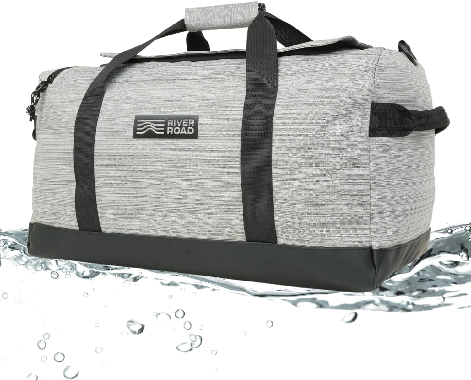 RIVER ROAD Town-Trekker 33L Heavy Duty Duffle Bag for Sports & Travel - Unisex Gray