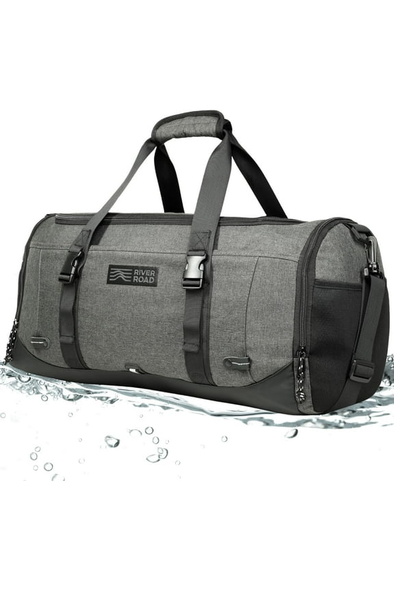Unisex Movex 33L Sport & Travel Duffle Bag - Scratch, Water-Resistant Fabric - Dark Gray