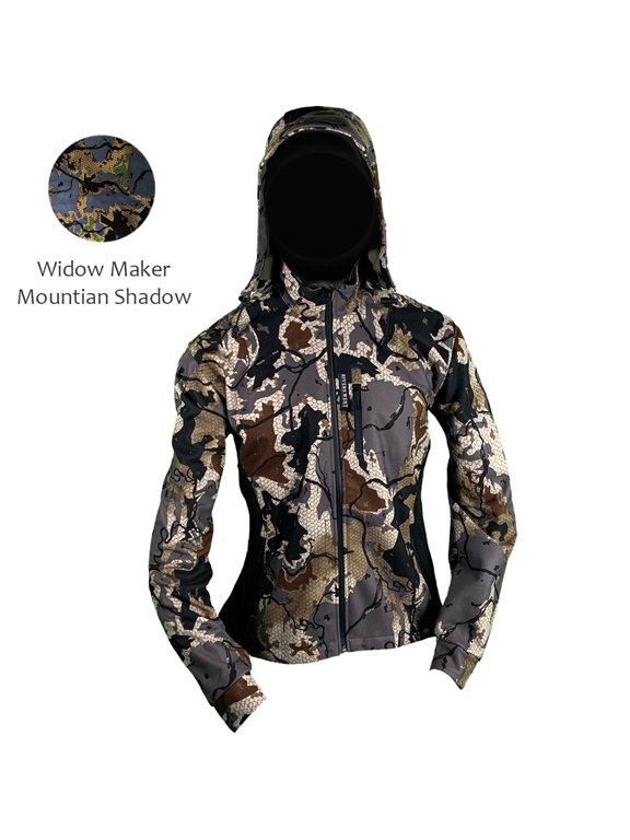 Adult Female Lynx Jacket, Color: Widow Maker Mountian Shadow, Size: 2XL