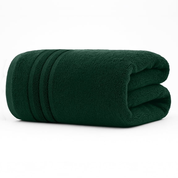 RIVERSIDE Oversized Bath Sheet 1 Pack 40x80 Soft Cotton Absorbent Towel 600 GSM - Hunter Green