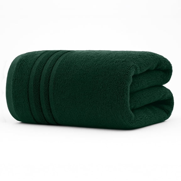 RIVERSIDE Oversized Bath Sheet 1 Pack 40x80 Soft Cotton Absorbent Towel 600 GSM - Hunter Green