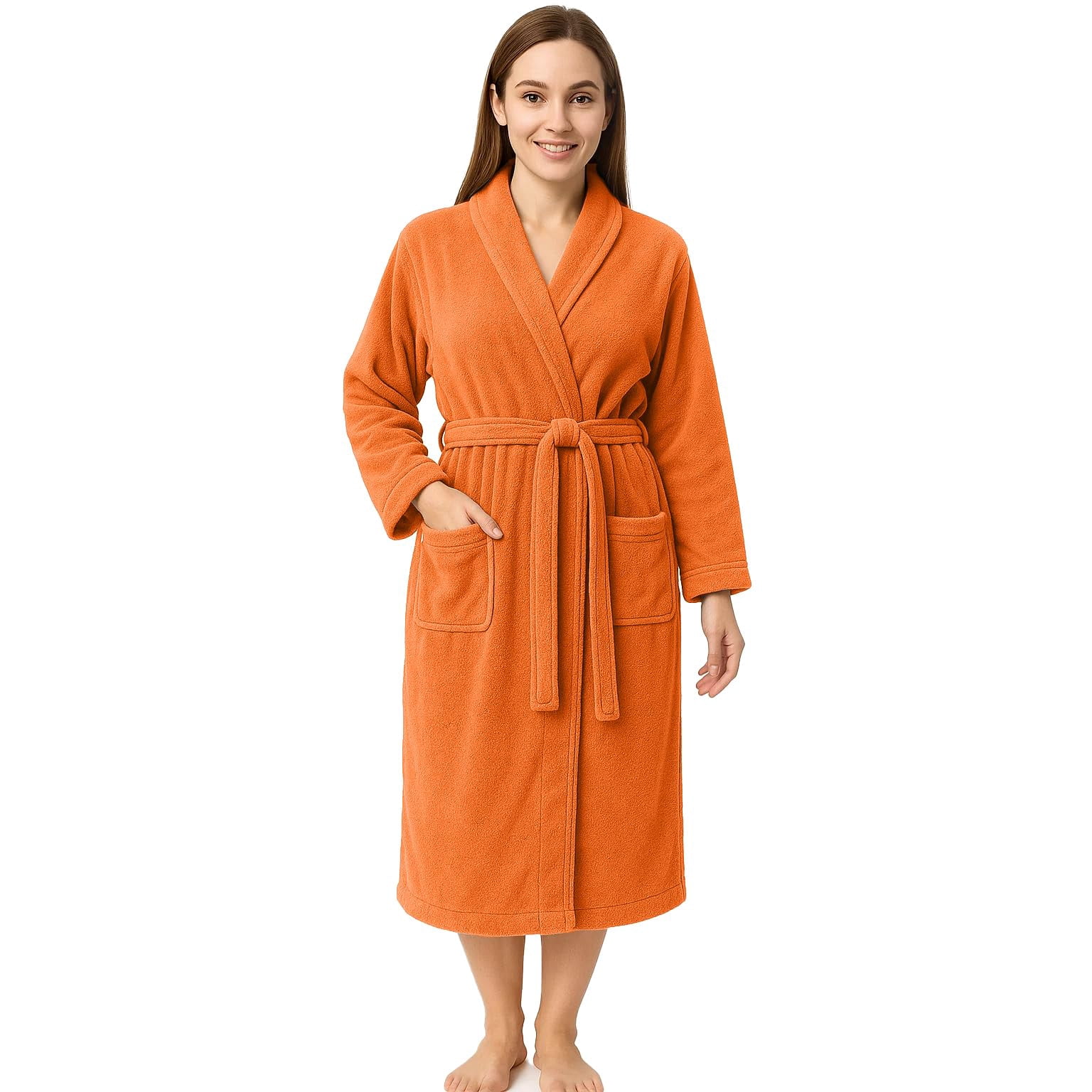 Only Bath Robe RIVERSIDE 100% Cotton Terry Bathrobe for Men & Women, Absorbent Spa ...
