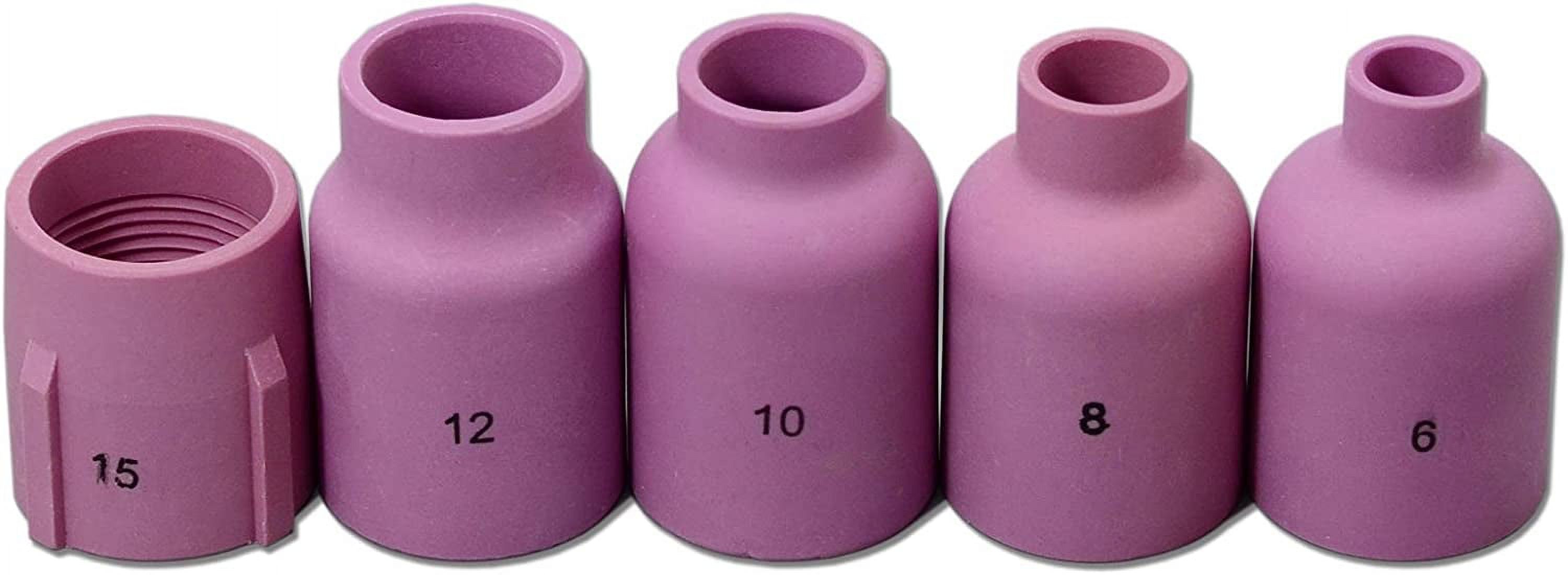 RIVERWELD TIG Gas Lens Alumina Nozzle 57N75 57N74 53N87 53N88 53N89 Kit ...