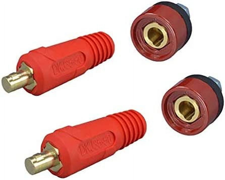 RIVERWELD TIG Welding Cable Panel Connector Plug DKJ35-50 DKZ35-50 Dinse Quick Coupler 315Amp 4pcs