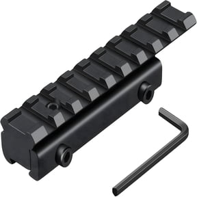 RIVONO Dovetail to Picatinny Rail Adapter 11mm Dovetail to 21mm Picatinny Rail Convert Mount - Low Profile Scope Riser Rail Adaptor - Base Mount 3/8" to 7/8" Converter